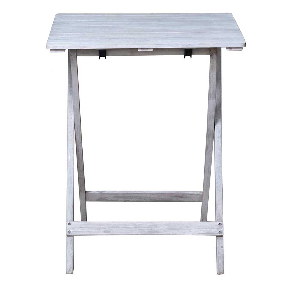 Balkon Sitzgruppe in Grey Wash - Paisly (dreiteilig)
