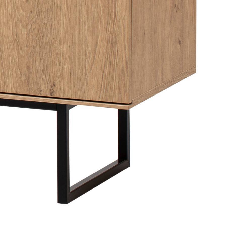 4-türiges Sideboard in Eiche Stone - Jaskin