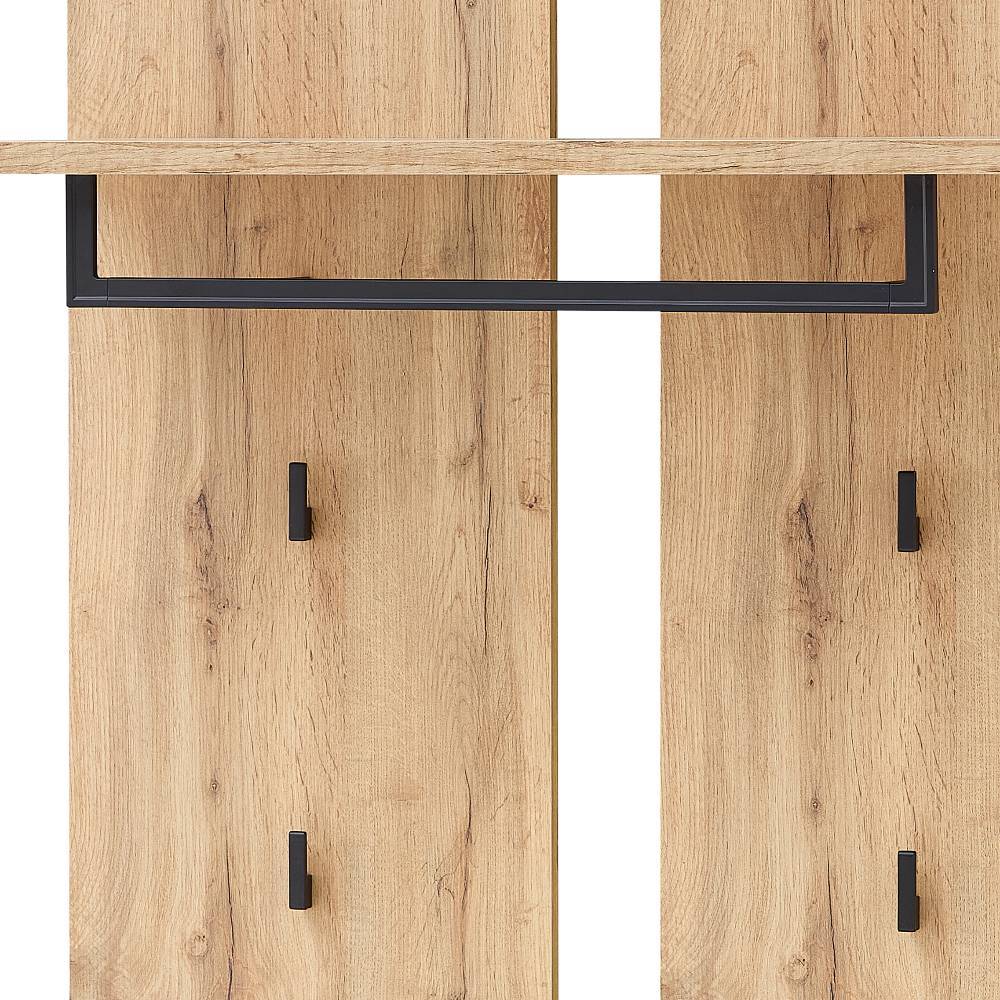 Hängegarderobe in Altholz Optik - Lavine