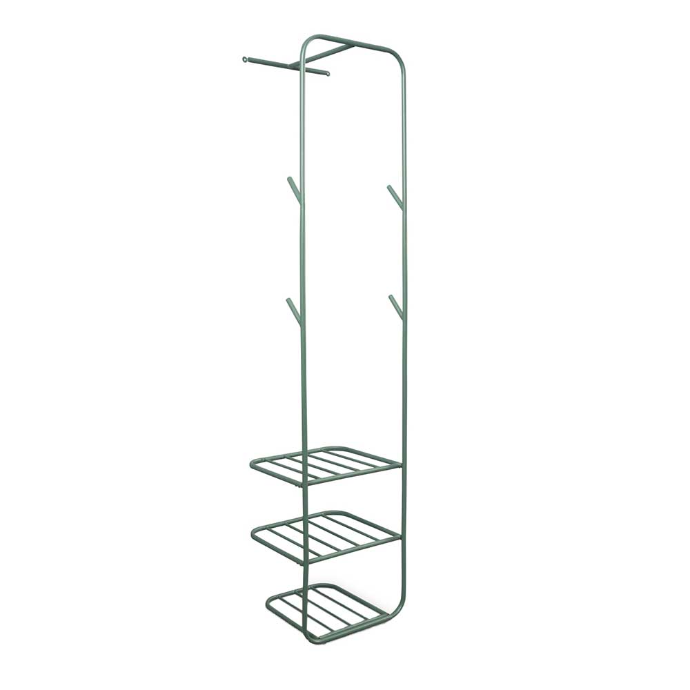 Design-Metallgarderobe in Mintgrün - Estren