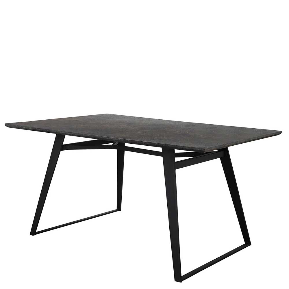 Design Esstisch in Graubraun - Losvonos