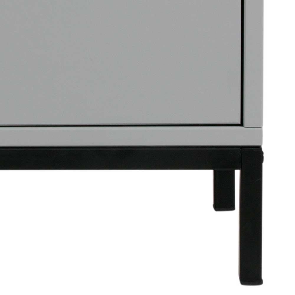 81x53x35 TV Unterschrank in Grau aus Kiefer - Lanik