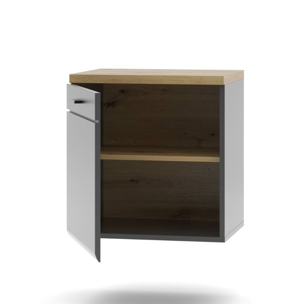 Design Wohnwand Kombi modern - Azar (achtteilig)