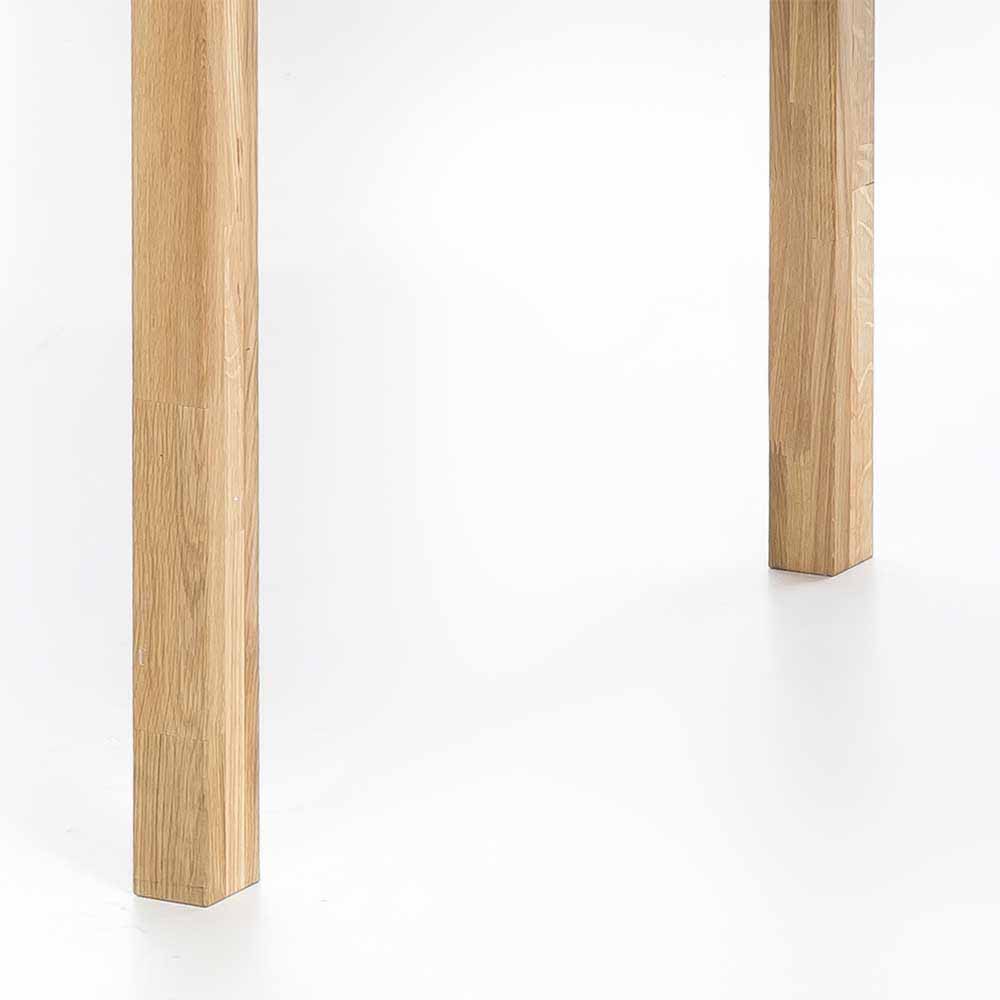 Massivholz Esstisch mit 80 cm Tiefe - Blando