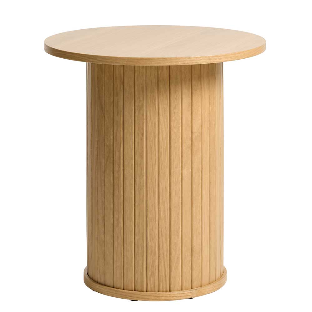 Säulentisch Beistelltisch in rundem Design - Teorina