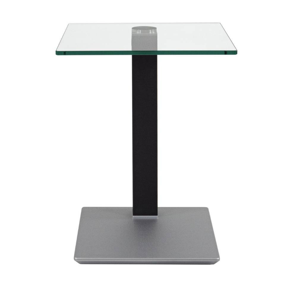 Design-Anstelltisch in Transparent & Silber - Pologian