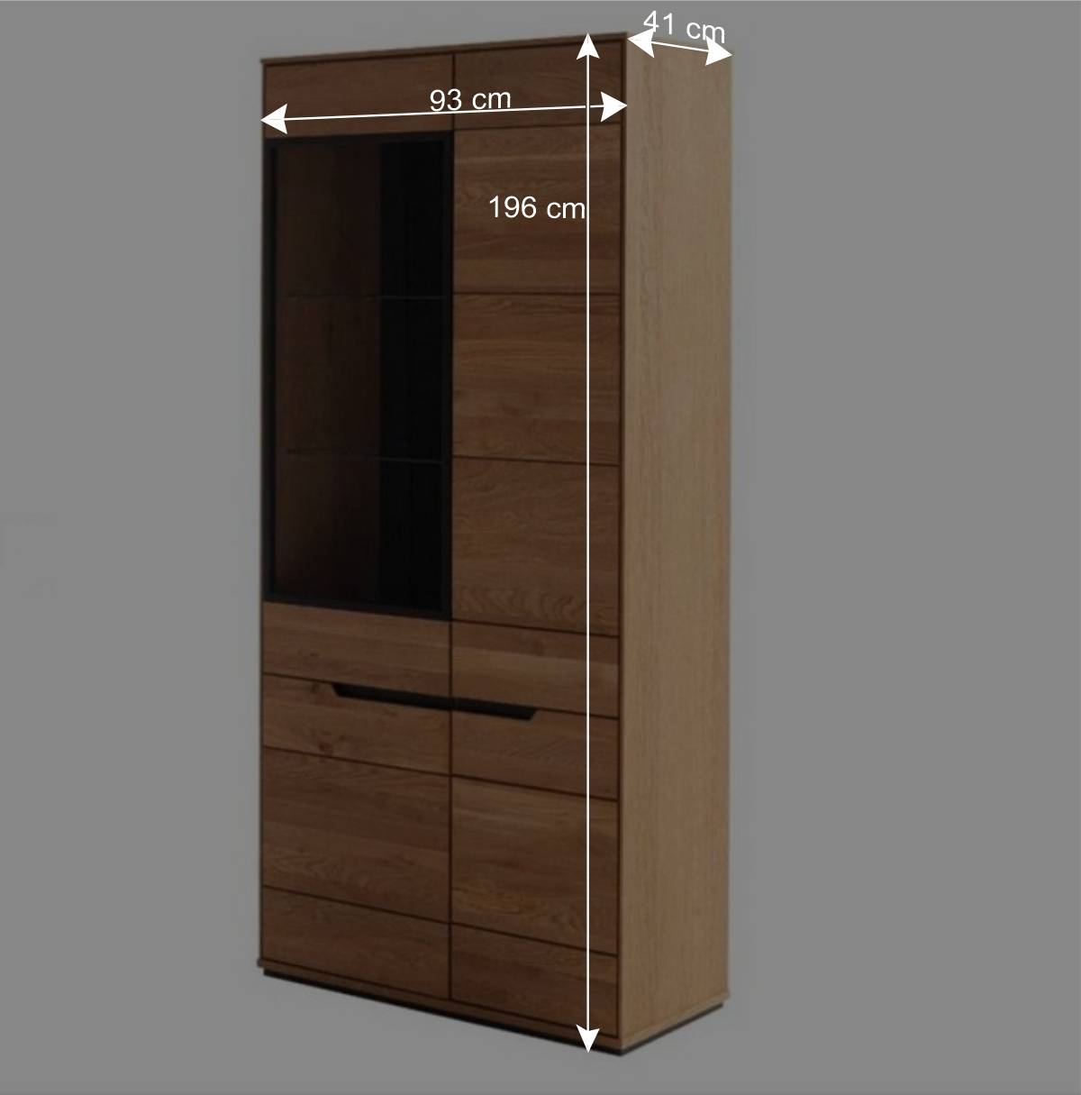 Vitrinenschrank in modernem Design - Pulvaria