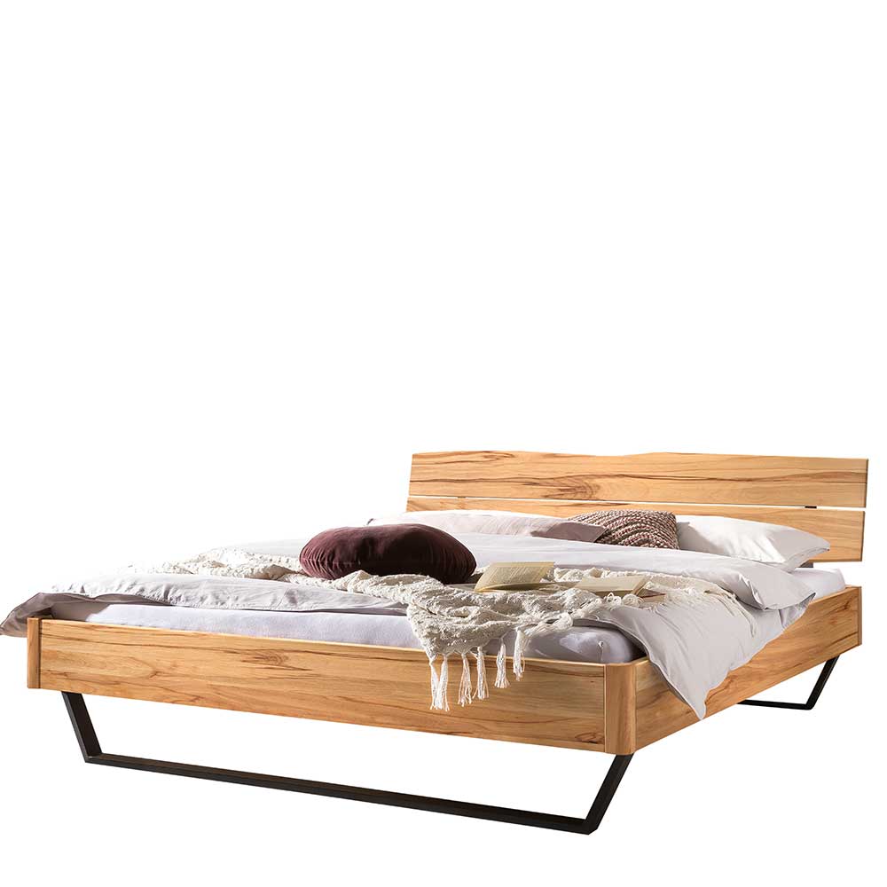Wildbuche Bett mit Baumkante Kopfteil - Ennis
