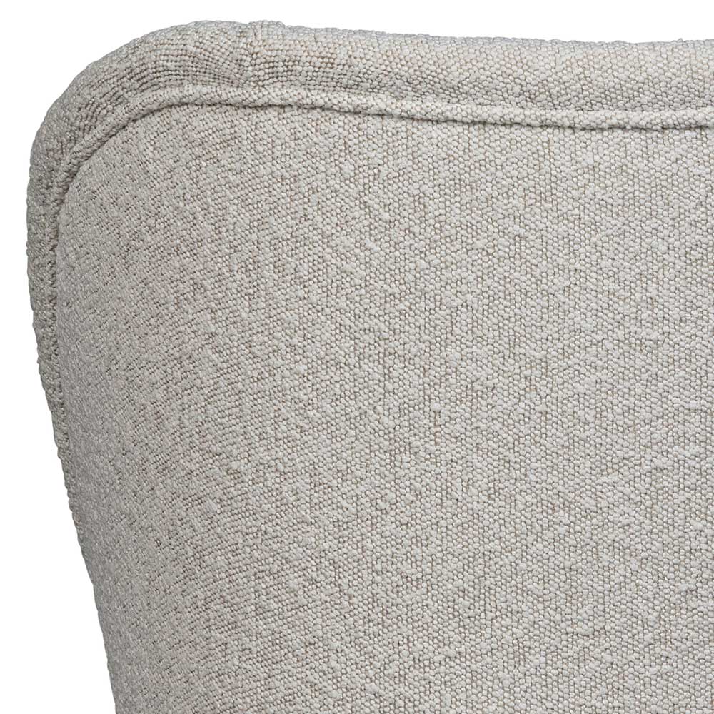 Boucle Sessel in Beigegrau - Jason