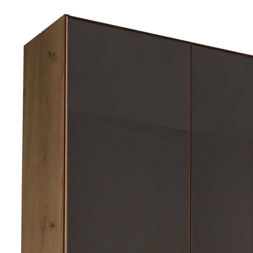 Schlafzimmerschrank mit Glasfront - Vutonia