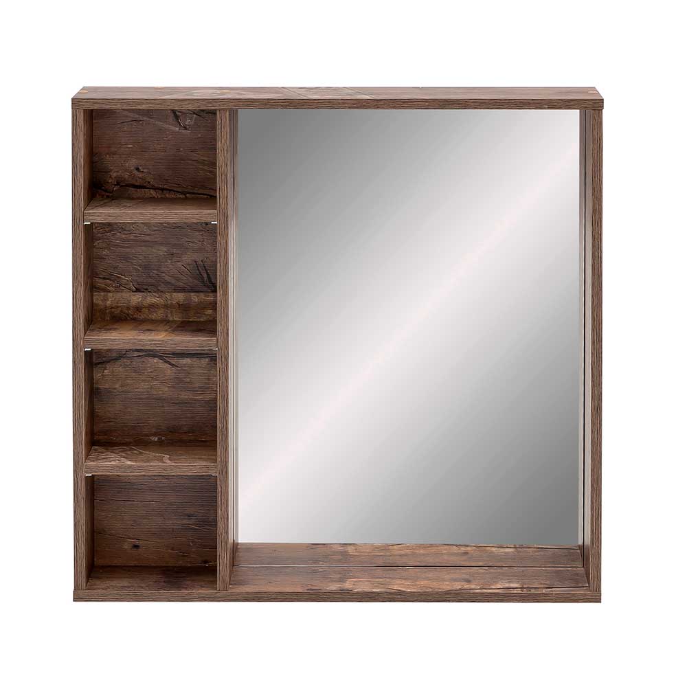 73x73 Badspiegel mit Regal & Ablage - Arolina