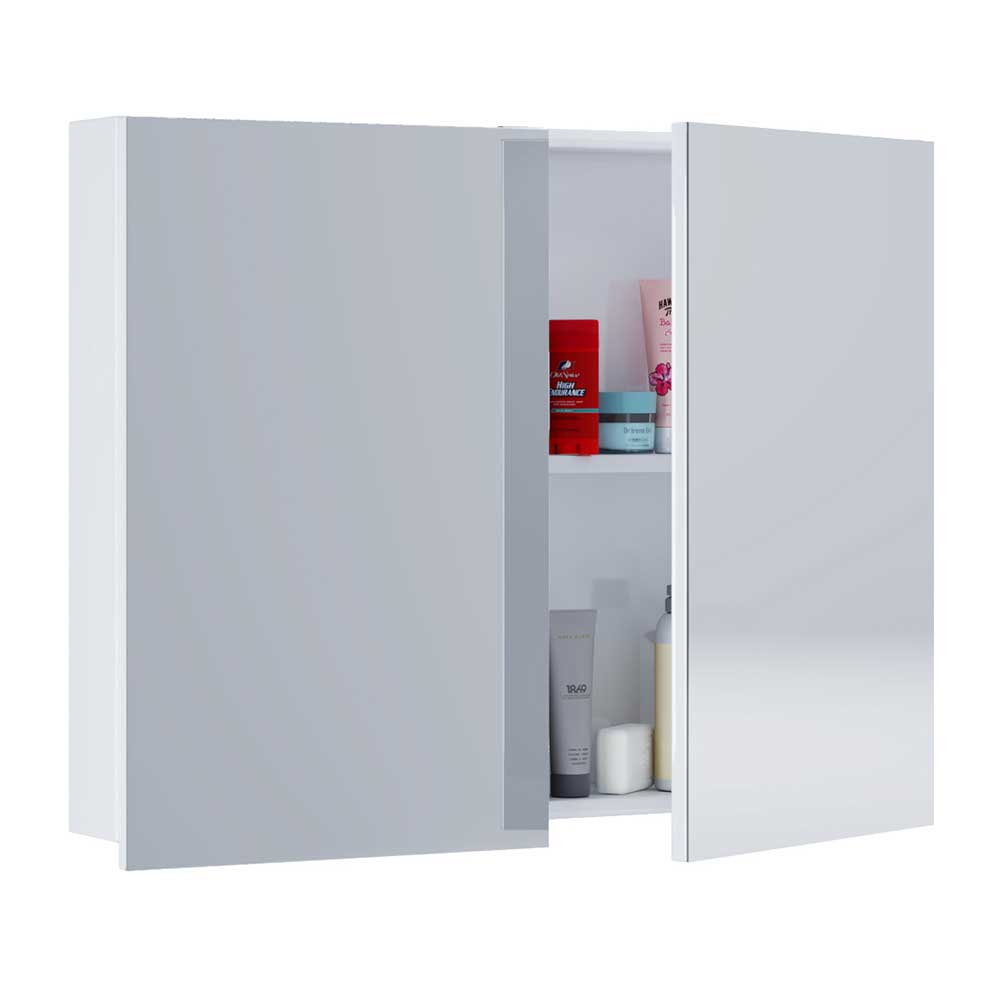 Doppeltür-Spiegelschrank fürs Badezimmer - Sua