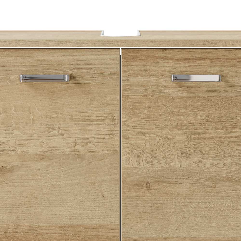 Holzoptik Waschbeckenschrank in Eiche - Habanna