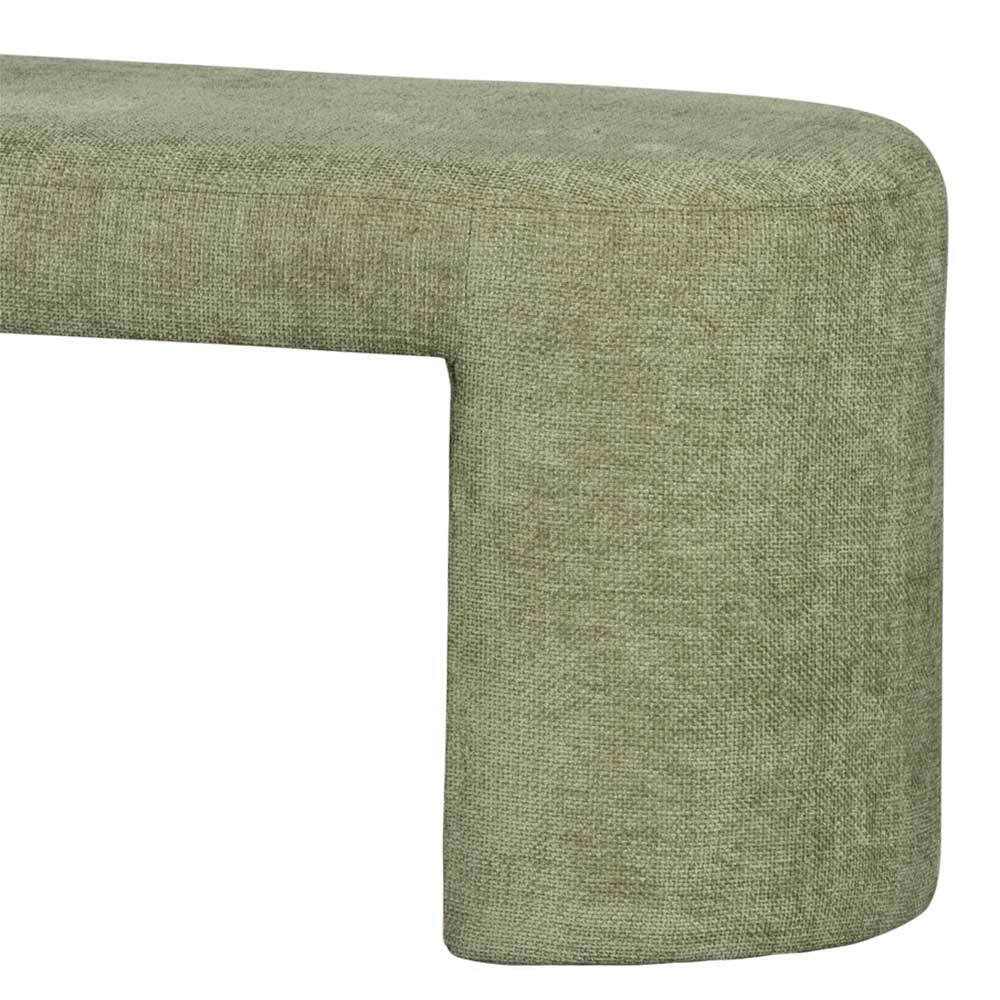 Design Polsterbank in Oliv Grün Chenille - Baverly