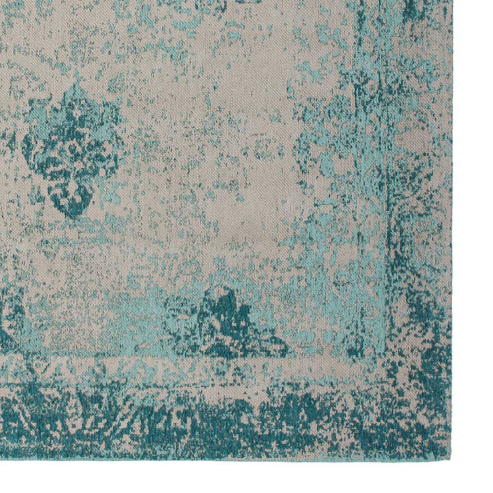 Chenille Teppich mit Orient Muster verwaschen - Caruna