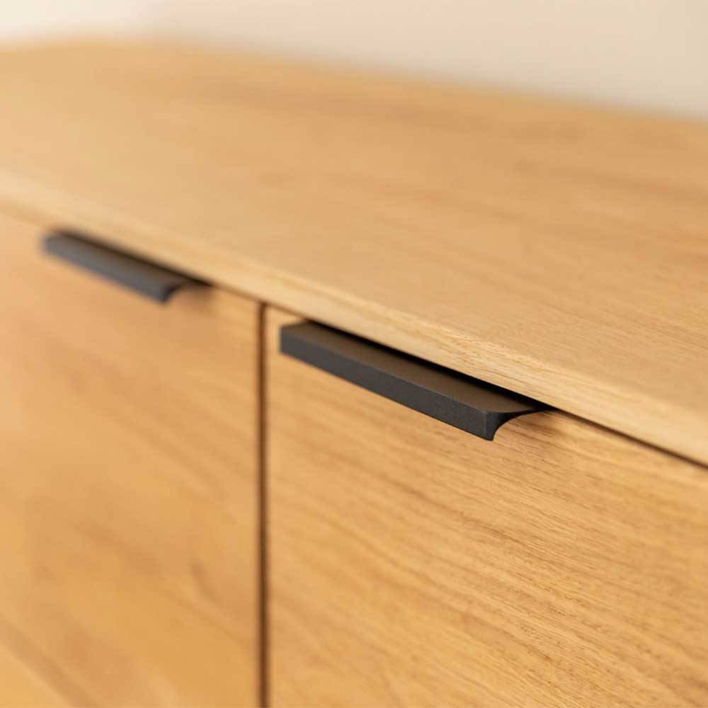 Eichenholz Sideboard mit Sockelgestell - Judita