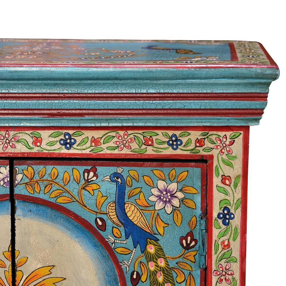 Kommode mit folkloristischen Blumenmotiven - Sestranco
