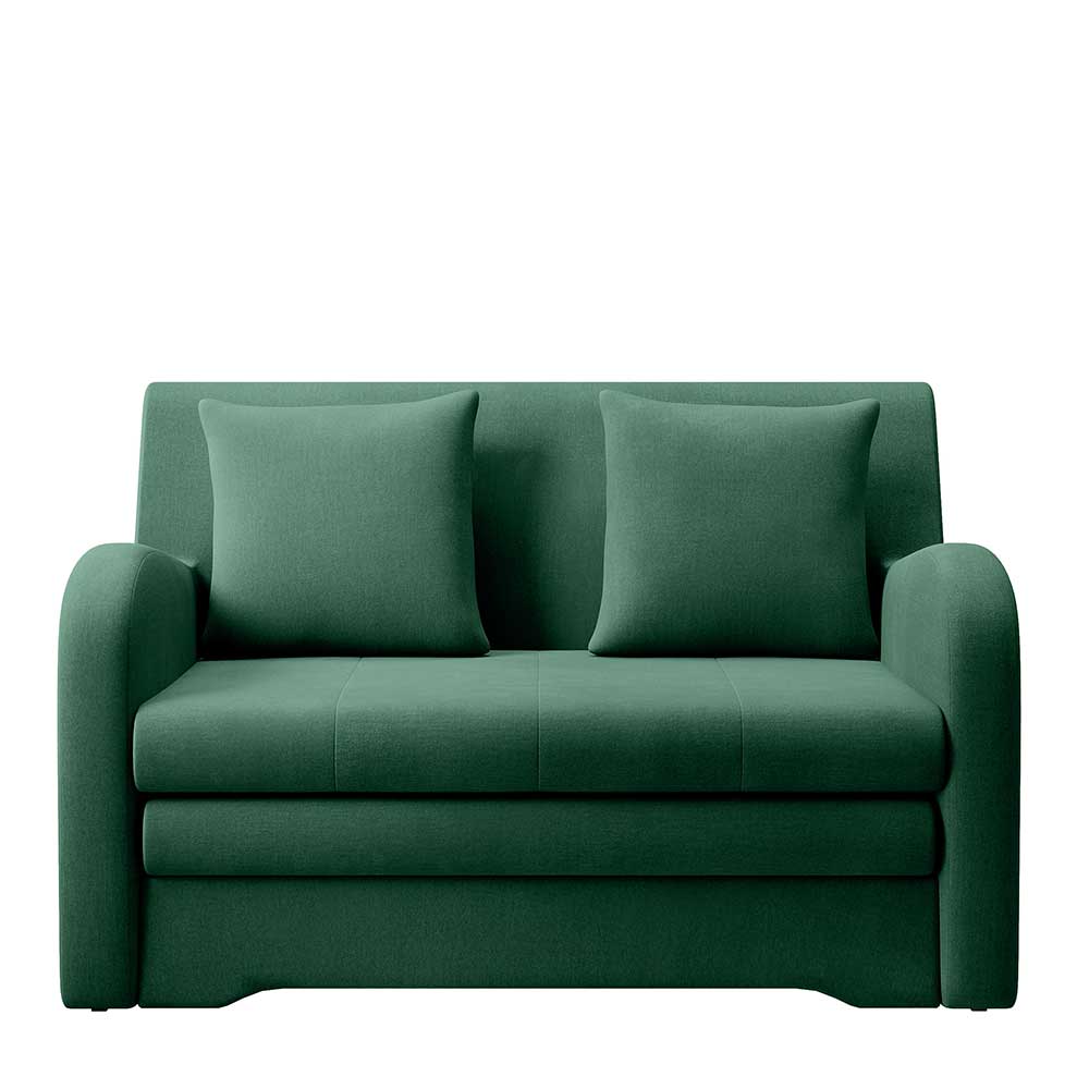 Grünes Schlafsofa mit Veloursbezug - Vigretta