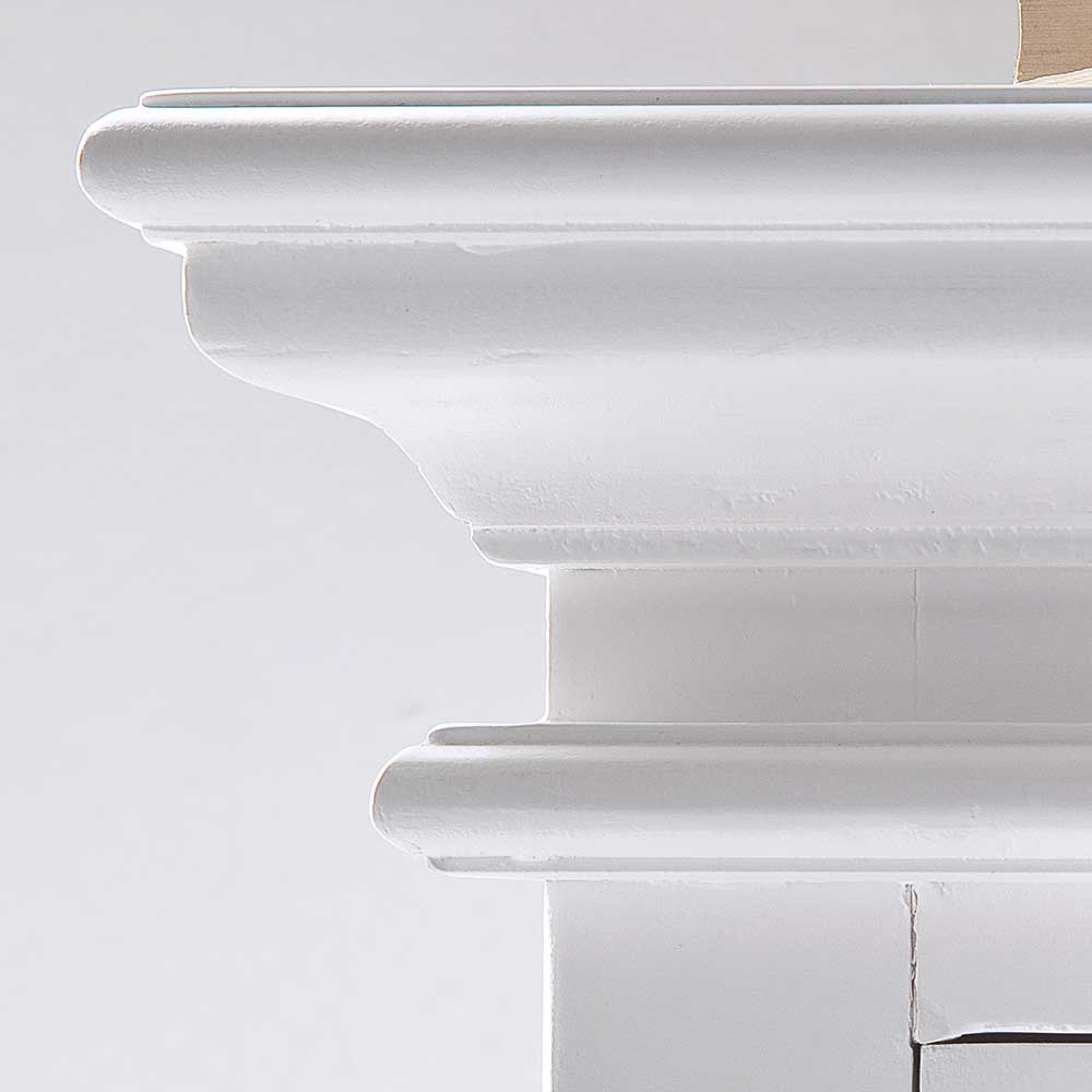 100cm breites Standregal in Weiß Venzeno mit 3 Schubladen