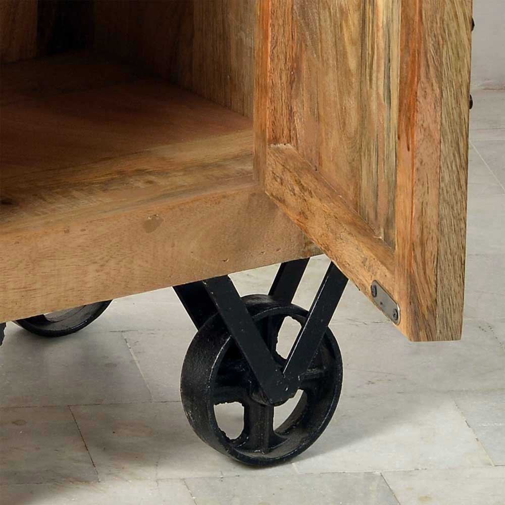 Design Badmöbel aus Massivholz - Indri (vierteilig)