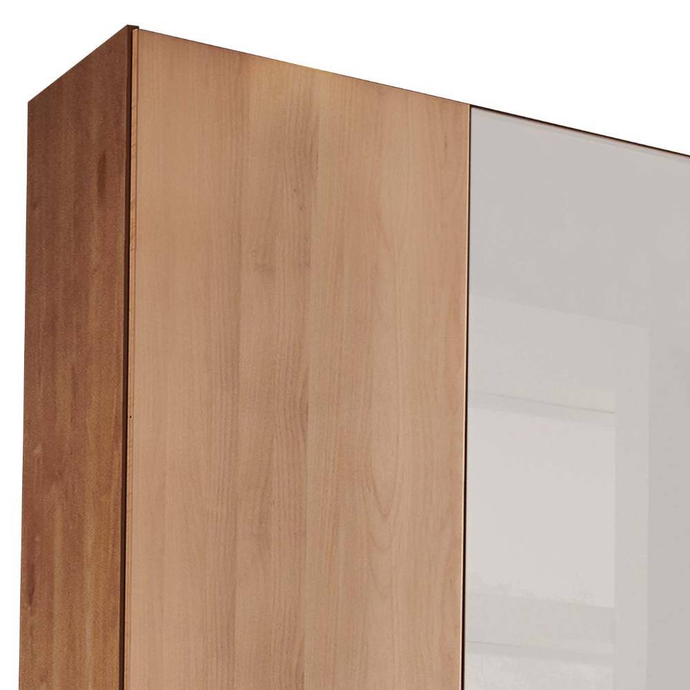 236 cm hoher Schlafzimmerschrank teilmassiv - Dilacco