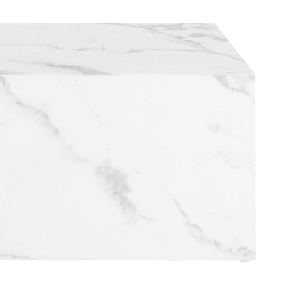 Marmoroptik Sofatisch im Blockdesign - Desaros