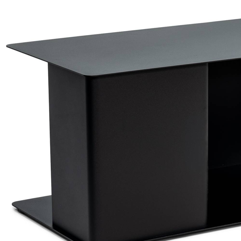 Wohnzimmer Nischentisch in Schwarz - Rino