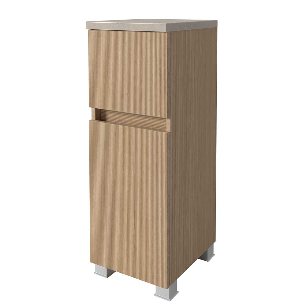 Badezimmer Unterschrank in Eiche Hell - Vibulam