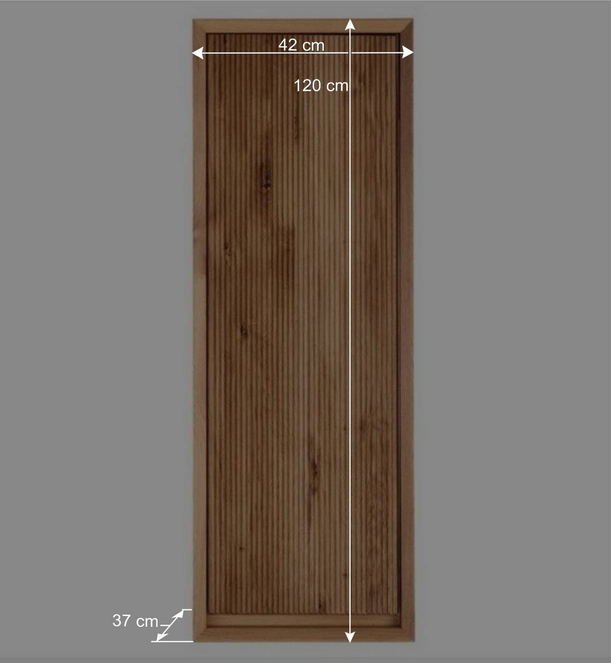 Hängeschrank aus Wildeiche Massivholz - Fredellia