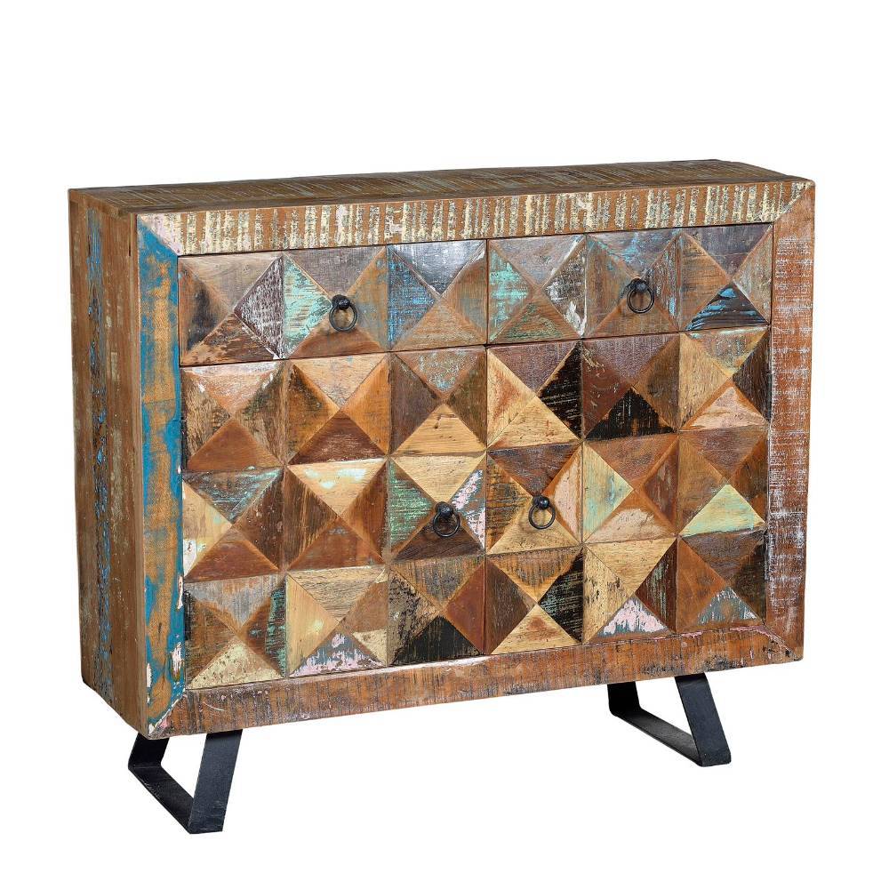 Shabby Chic Kommode mit zwei Türen - Arona