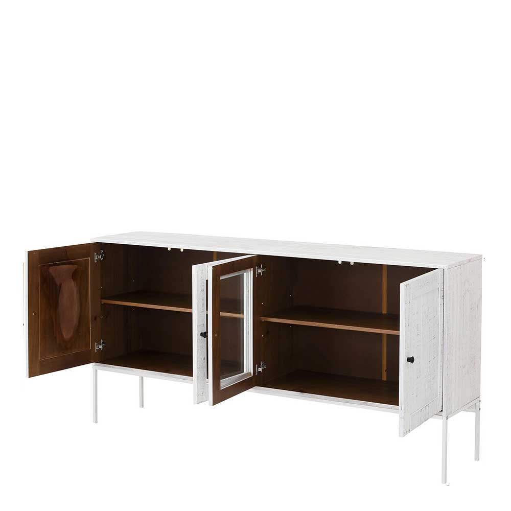165x80x35 Sideboard aus Holz & Metall - Ejeliva