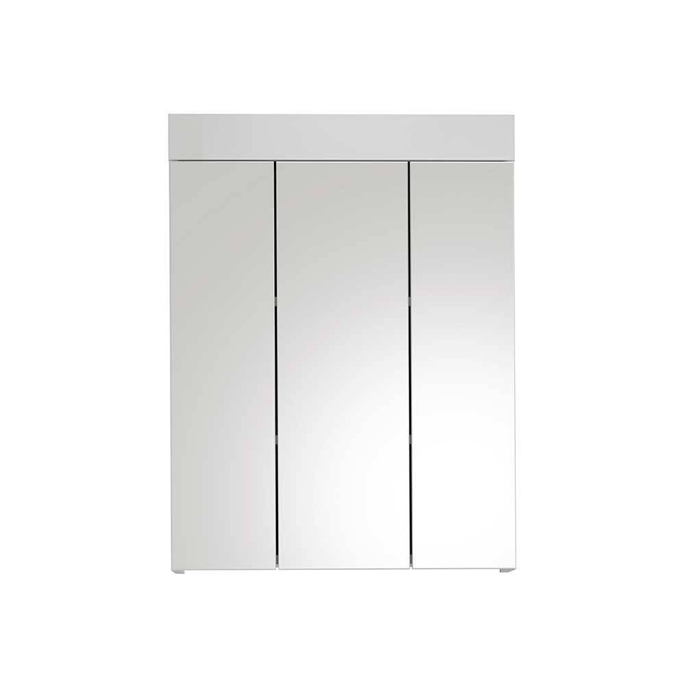 60x79x18 Bad Spiegelschrank in Weiß - Panjol