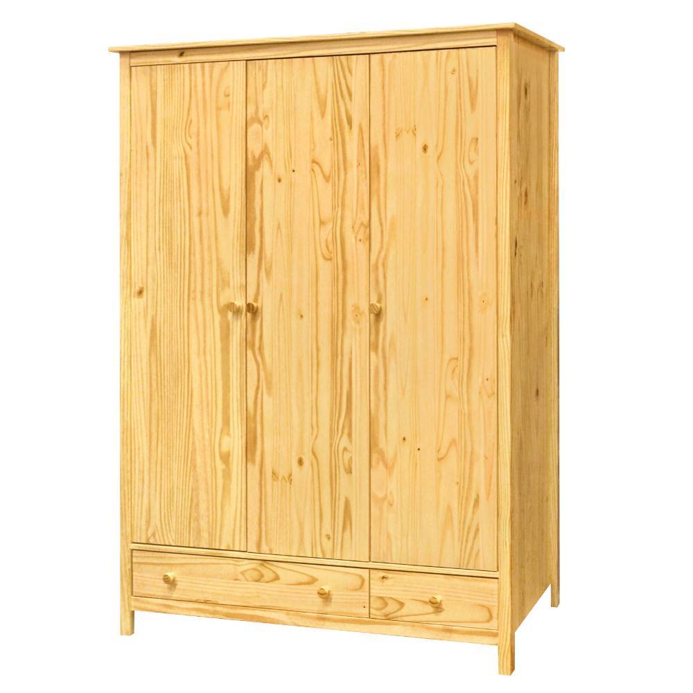 Landhaus-Schlafzimmerschrank aus Kiefer massiv - Ekorena