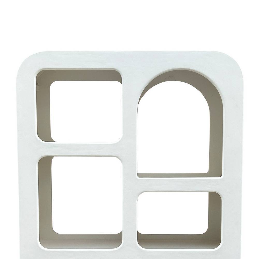 Design-Standregal in Naturweiß - Usilvea