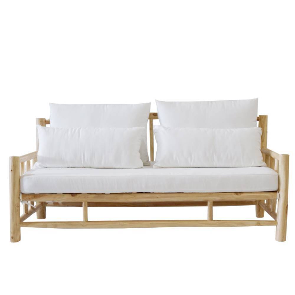 Outdoor Lounge-Sofa aus Teak Massivholz - Fredellia