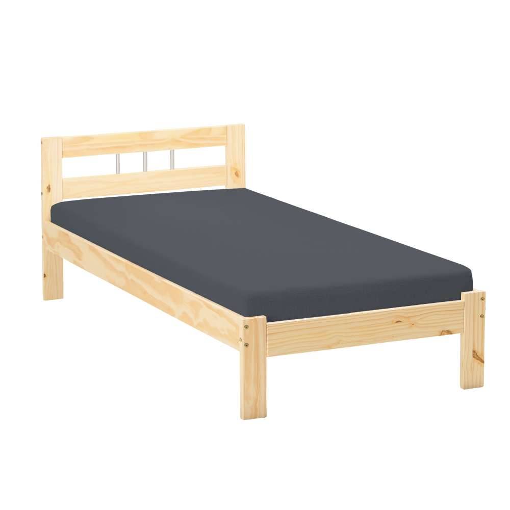 Einzelbett Nabrosia aus Kiefer Massivholz