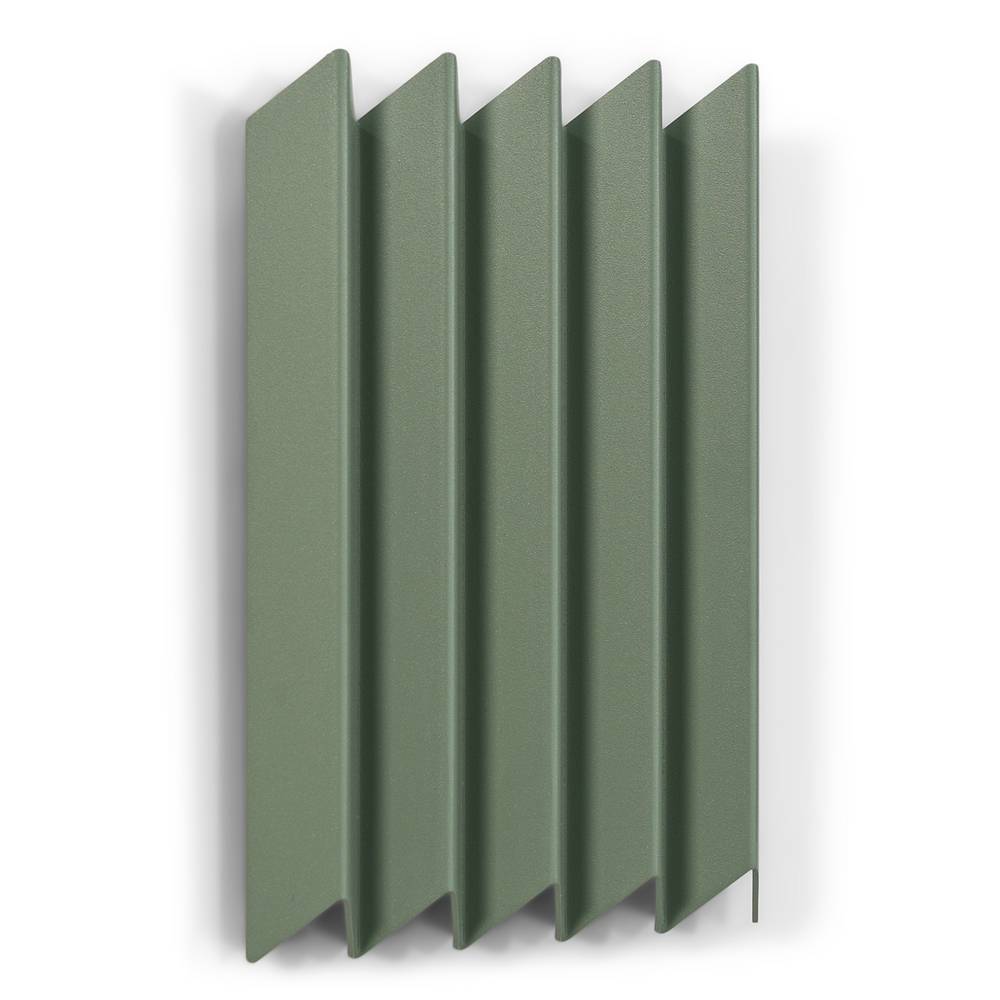 Design-Metallgarderobe in Graugrün - Onlio