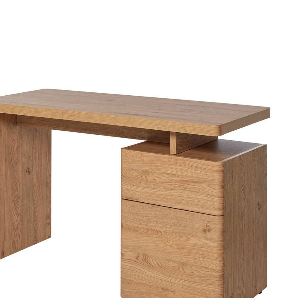 Home Office Schreibtisch in Eiche Holzoptik - Palonia