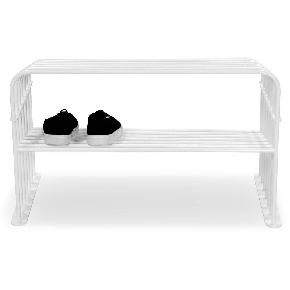70cm Design-Schuhregal in Weiß - Tukregan
