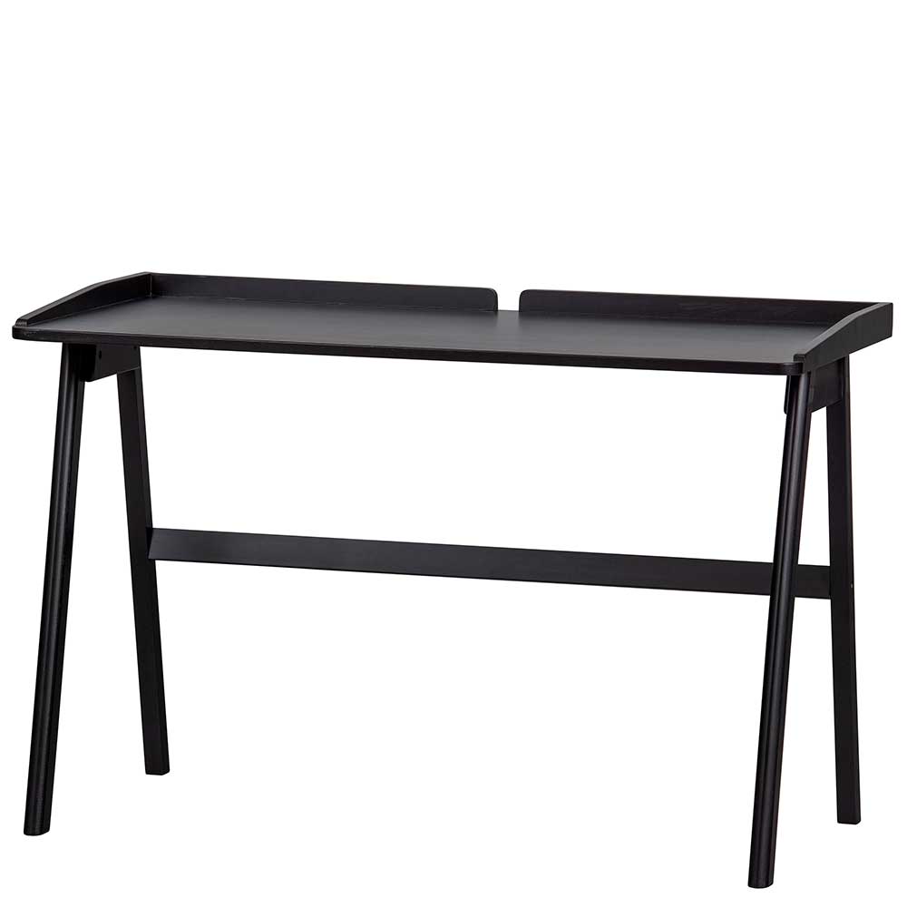 120x60 Schlichter Schreibtisch in Schwarz - Hylo