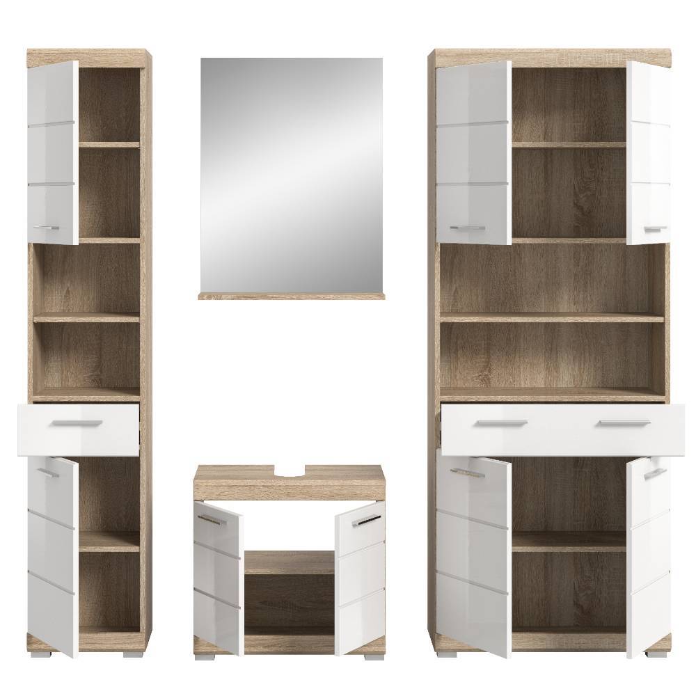 Moderne Badezimmereinrichtung Set - Calbanyara (vierteilig)