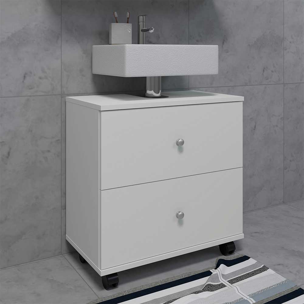 Waschbeckenunterschrank mit zwei Schubladen - Huanga