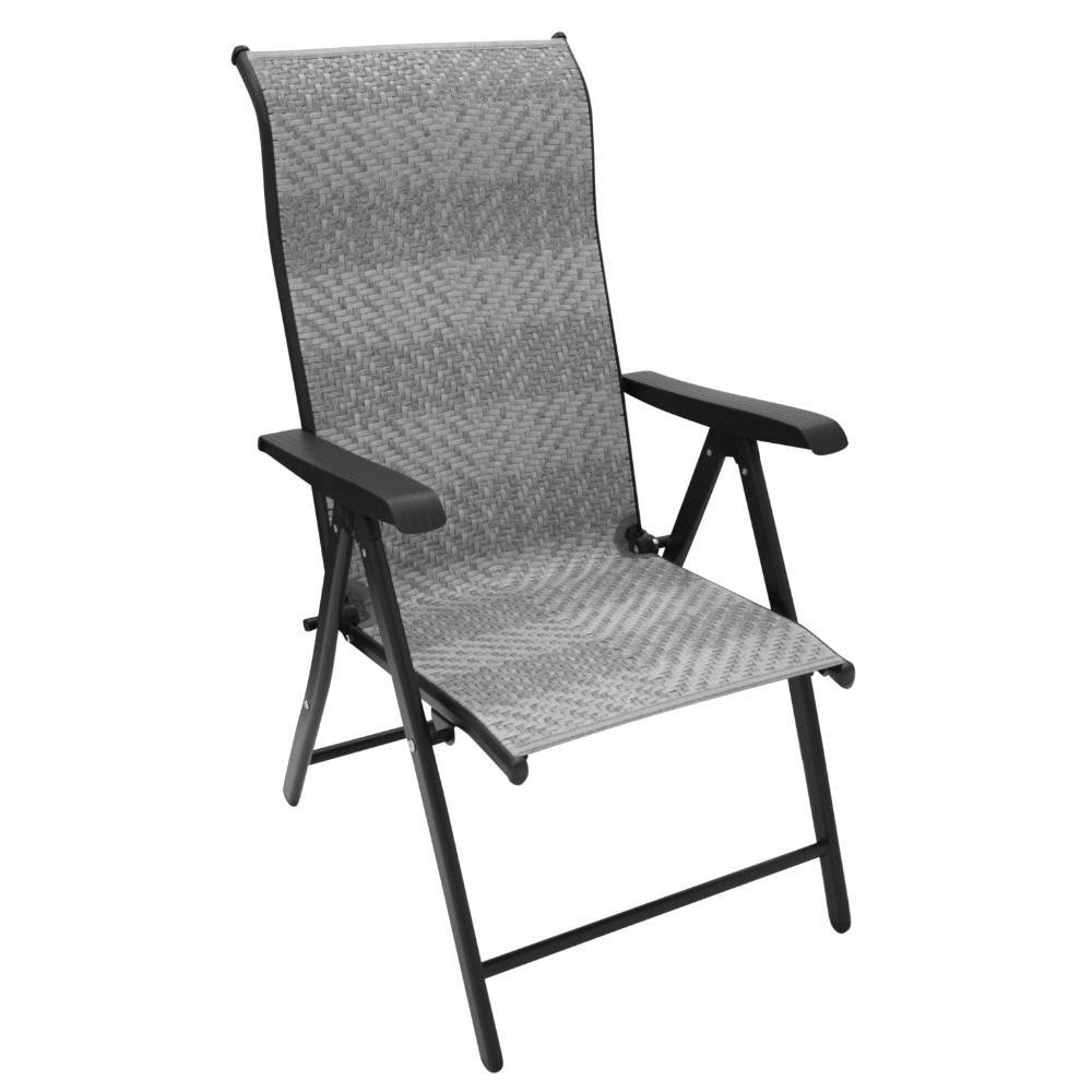 Outdoor Klappsessel in Grau und Schwarz - Troketta