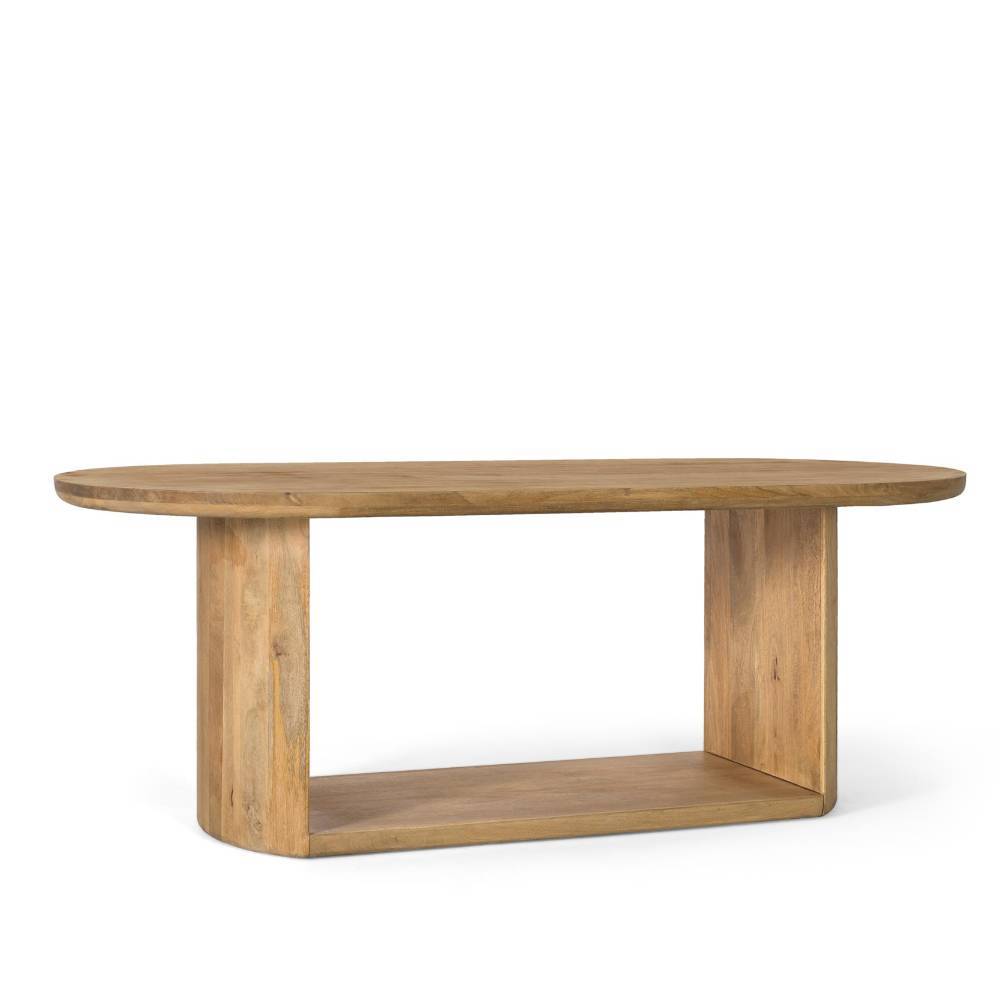 Design-Esstisch aus Mangobaum Massivholz - Jacqueline
