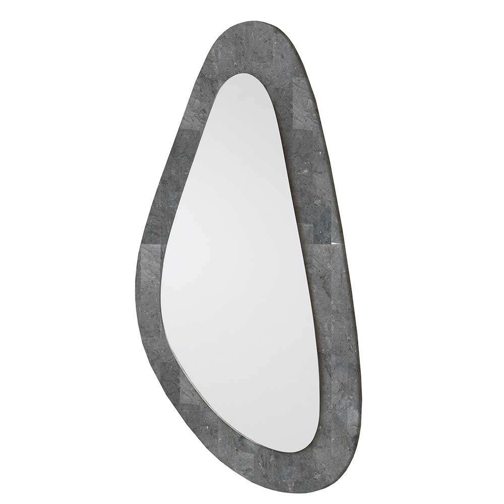 Ausgefallener Garderoben Spiegel mit Steinrahmen - Ontenta