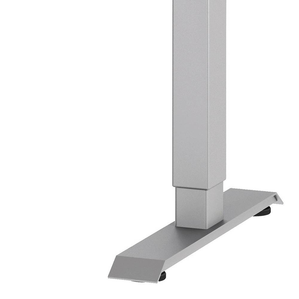 Office-Bürotisch in Weiß und Silber - Ustabo