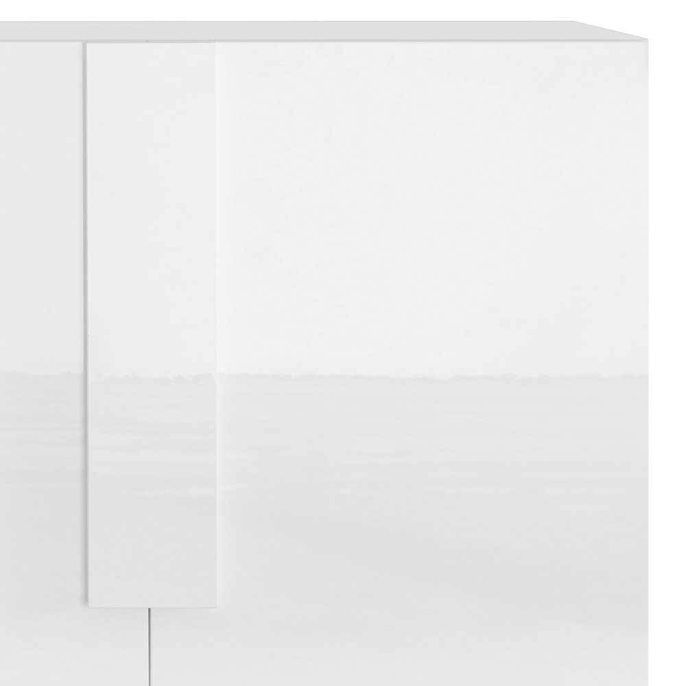 Hochglänzendes Sideboard in Weiß - Kerym
