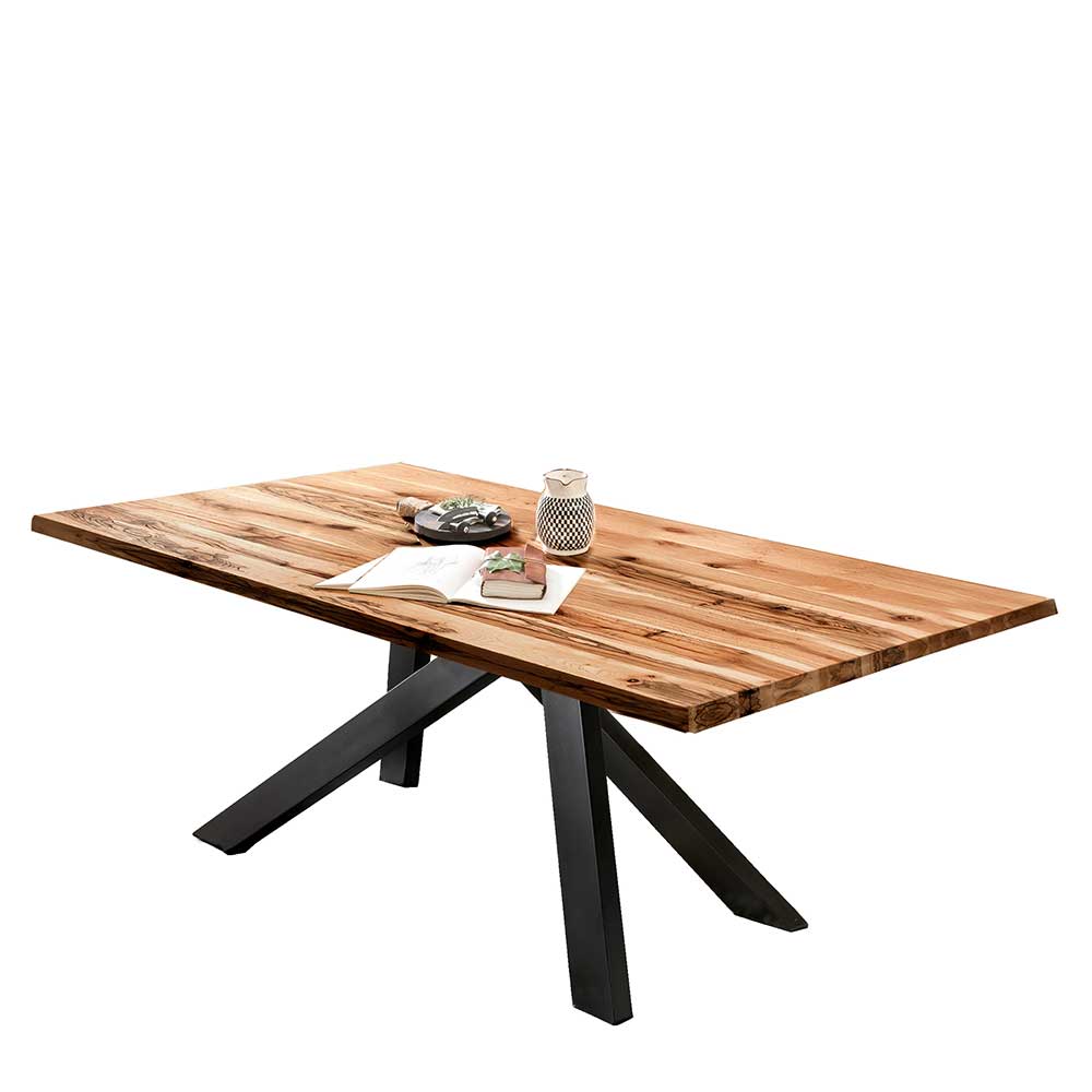 Esstisch mit Holzplatte aus geölter Eiche - Guardan