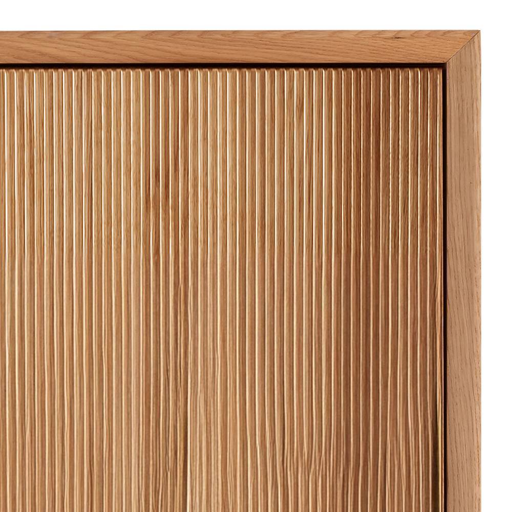 Wildeiche Highboard mit Doppeltür - Fredellia