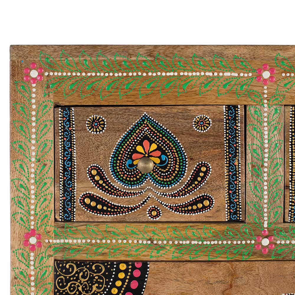 Ethno Style Highboard handbemalt - Azua